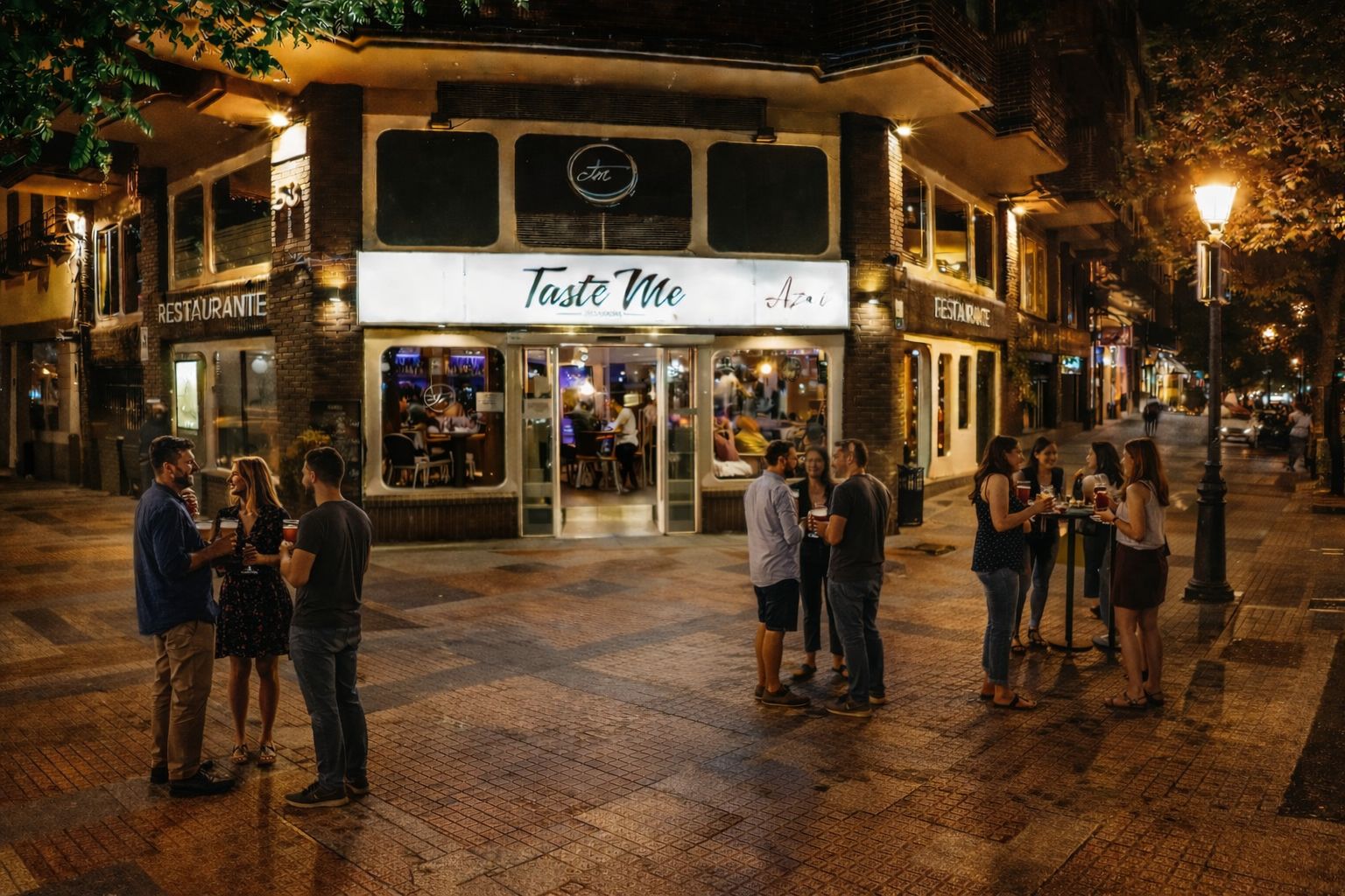 Interior del restaurante Taste Me en Chamberí, Madrid